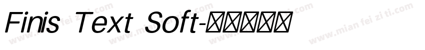 Finis Text Soft字体转换